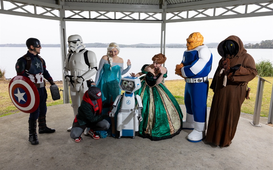 Characters that will appear at Lake Mac POP BAM. 