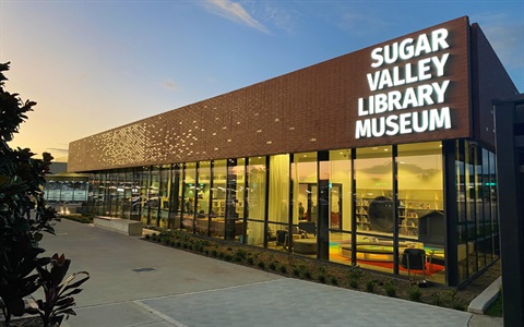 Sugar Valley Library Museum at Cameron Park. 
