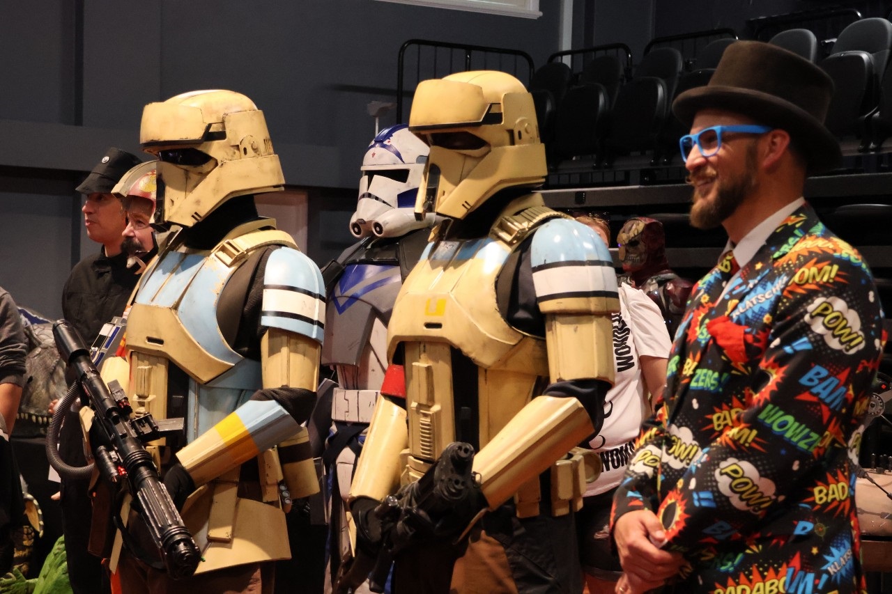 Star Wars characters from the 2023 event. 