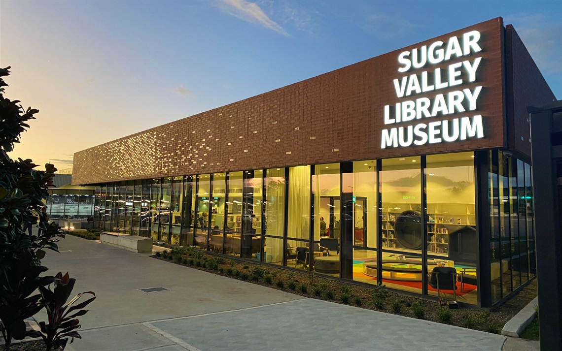 The exterior of Sugar Valley Library Museum in Cameron Park. 