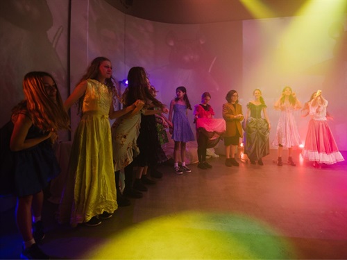 Children dressed up for a play activity