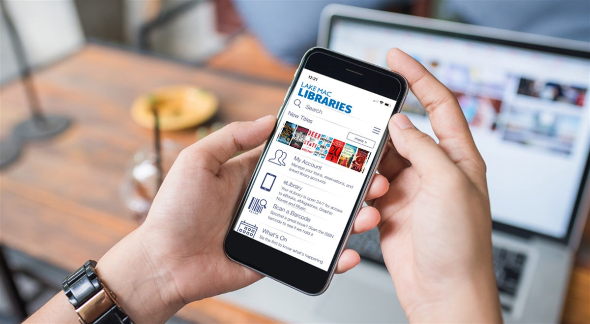 Library app - Lake Mac Libraries